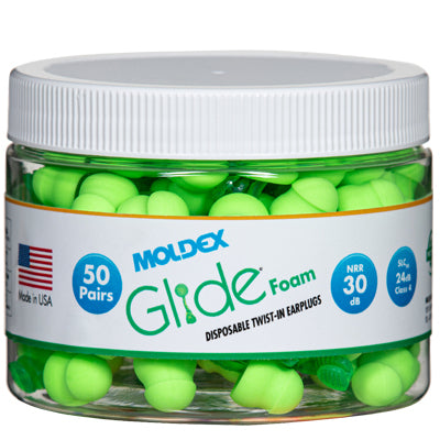 Earplug Canisters Glide Foam Green