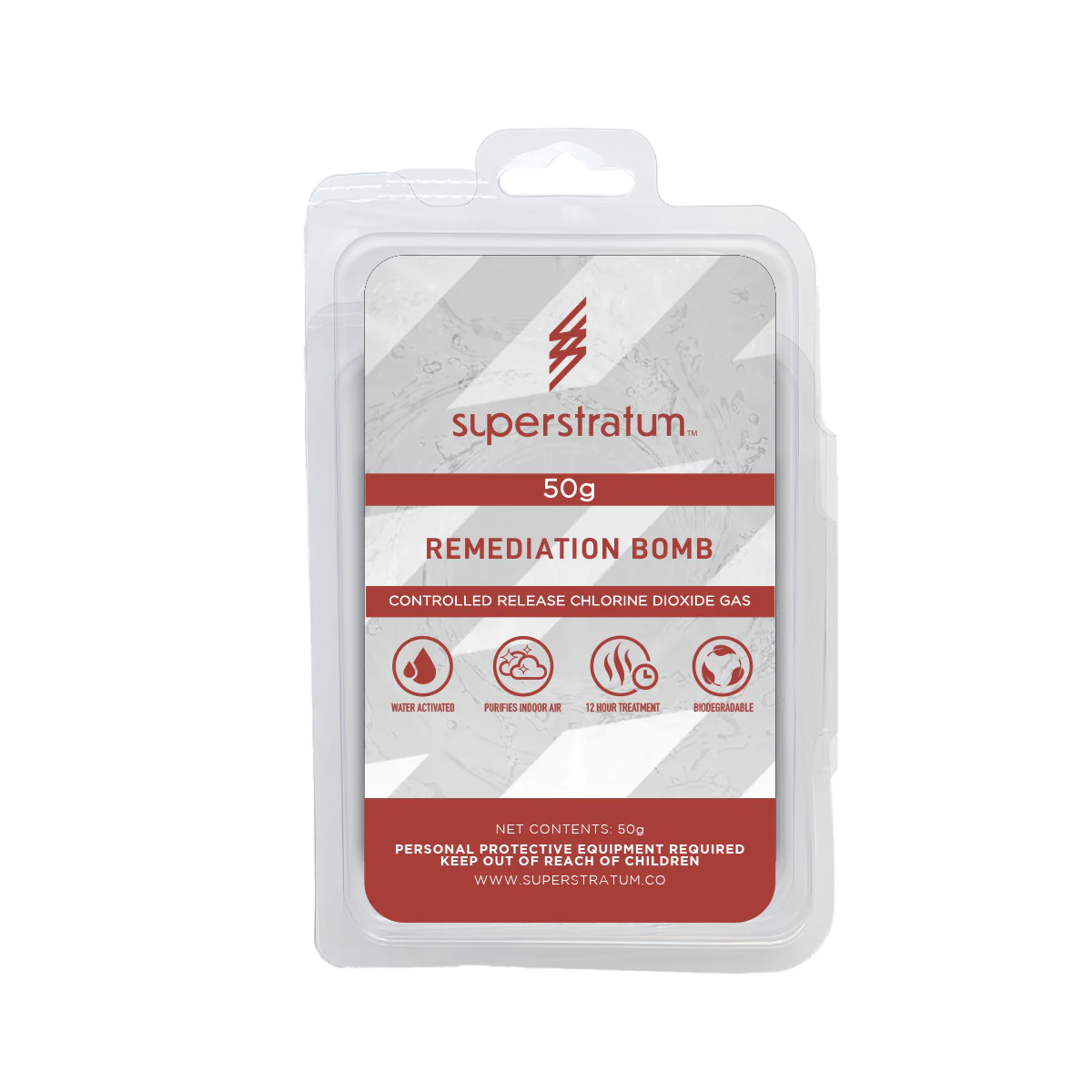 Chlorine Dioxide Gas Remediation Bomb
