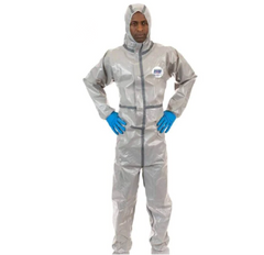 ChemSplash® 2 | 6 per case 7219GT  Chemical Splash Coverall, Attached Hood & Boot, Elastic Wrists, Taped Seams/Quantity 6